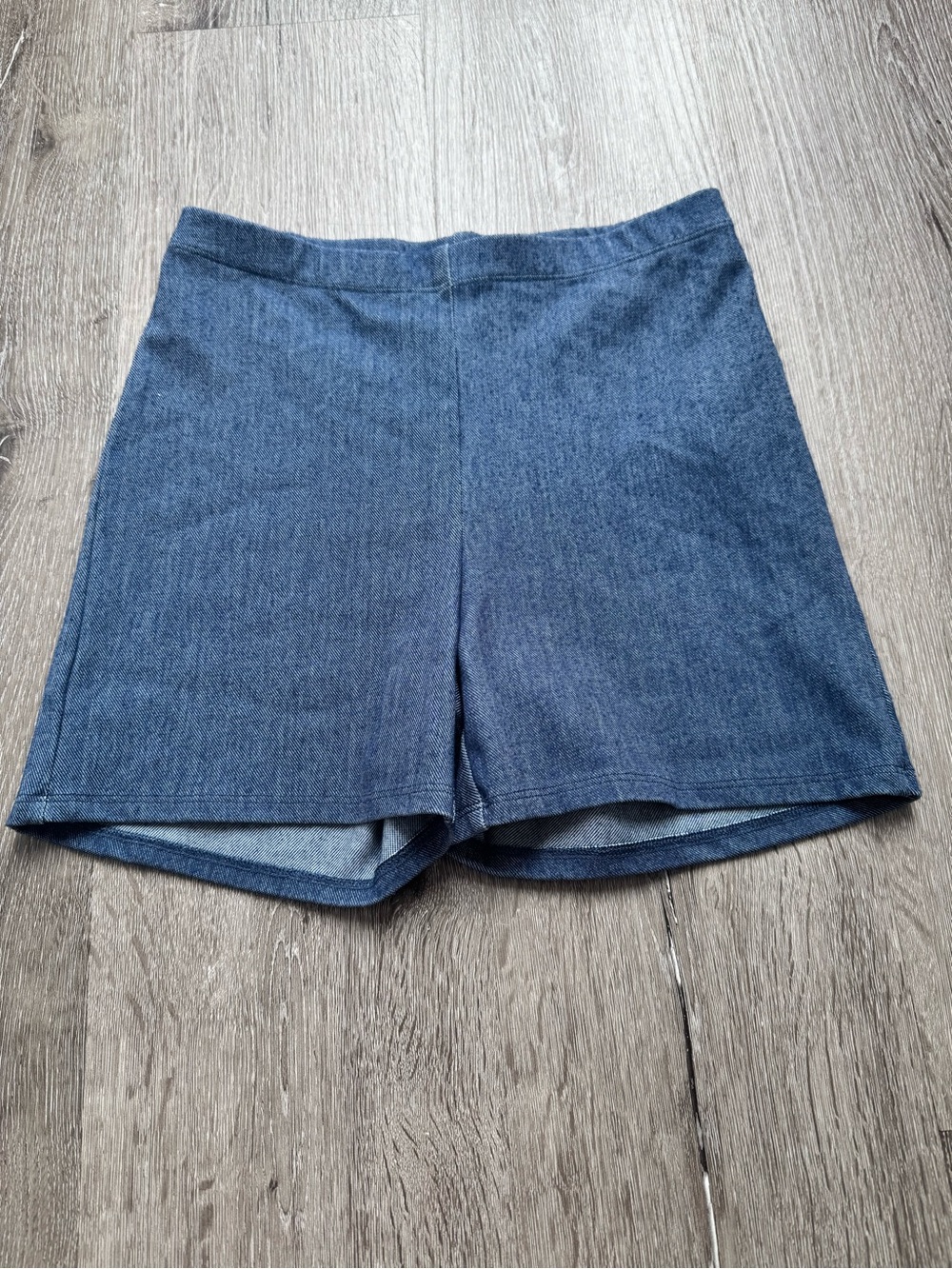 Naked Wardrobe Denim Look High Waist Shorts Size Small NWT